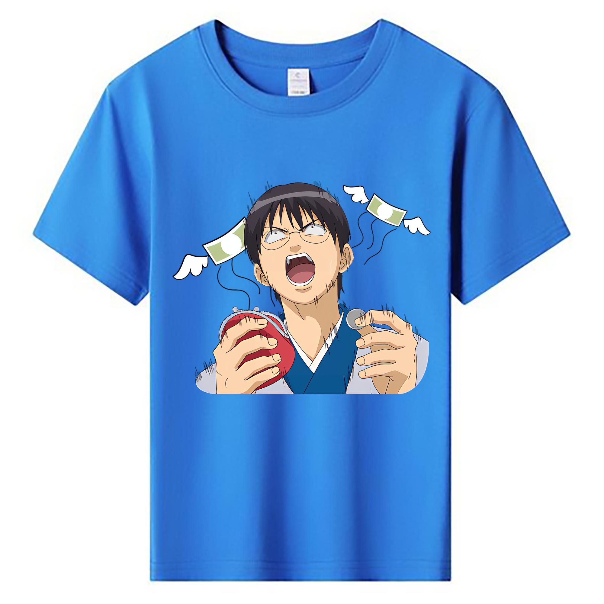 （画像用） ぎんたま 坂田銀時（さかたぎんとき） 神楽 志村新八（しむら しんぱち） GINTAMA Sakata Gintoki Kagura Shimura Shinpachi 綿100％キッズTシャツ（フロントプリント）